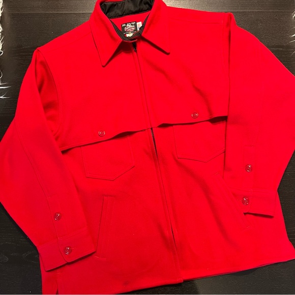 Men's Red Wool Jacket